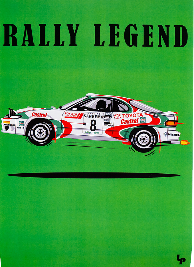 LPWA084. RALLY CELICA POSTER