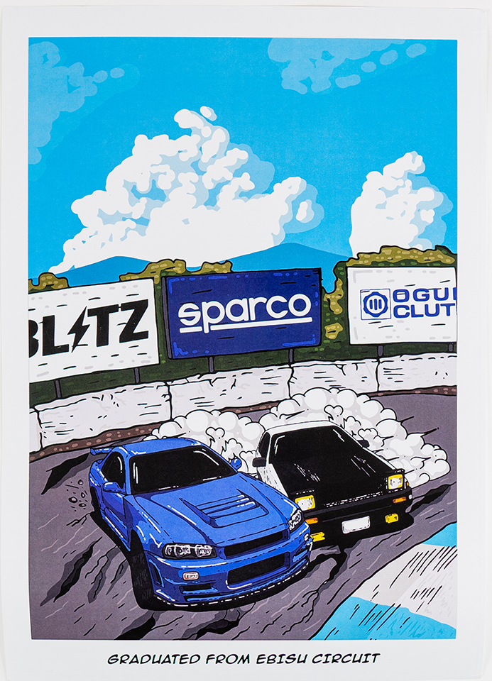 LPWA086. EBISU DRIFT POSTER